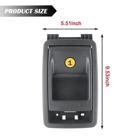 TQPONLY installed on Sienna right third-row showing secure latch fit