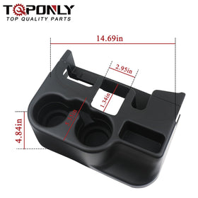 TQPONLY installed in Dodge Ram center console for convenient reach