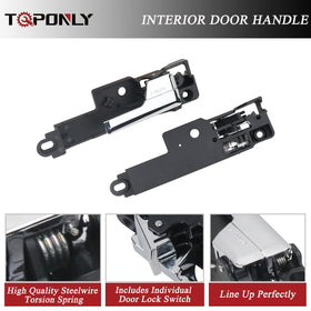 TQPONLY handle installed on door panel demonstrating restored operation