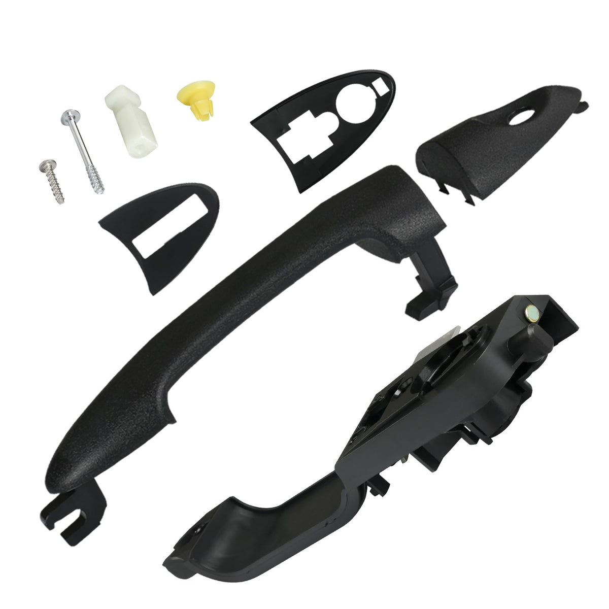 TQPONLY kit mounted on a Ford Focus door demonstrating restored operation