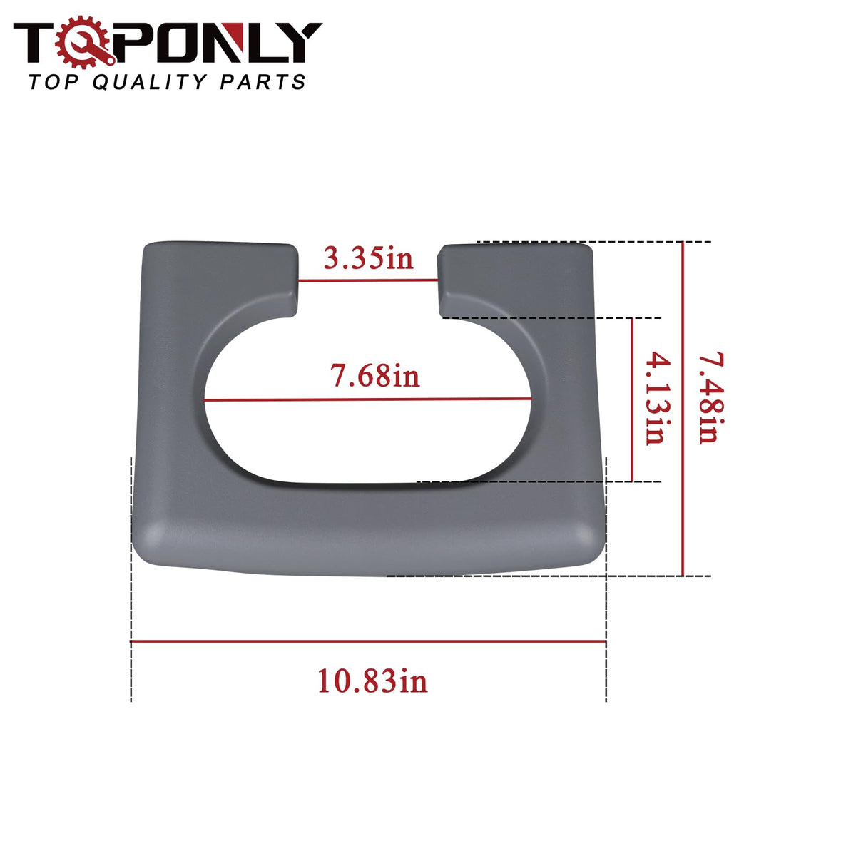 TQPONLY pad beside coins to show size and small-item storage benefit