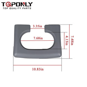 TQPONLY pad beside coins to show size and small-item storage benefit