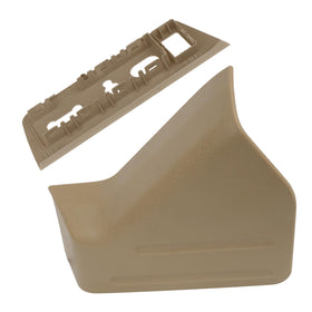 TQPONLY hinge cover beside ruler showing dimensions, helps confirm proper fit