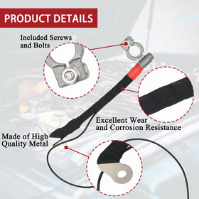 TQPONLY closeup of terminal clamp end, highlights secure fit and corrosion resistance