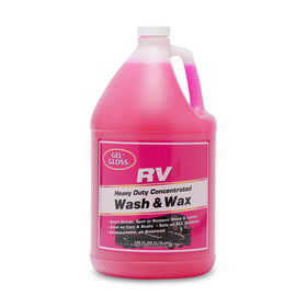 TR Gel Gloss front label on gallon bottle showing product benefits and concentrate