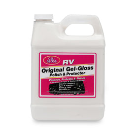 TR Gel-Gloss front label showing product identity and 64 oz size benefit
