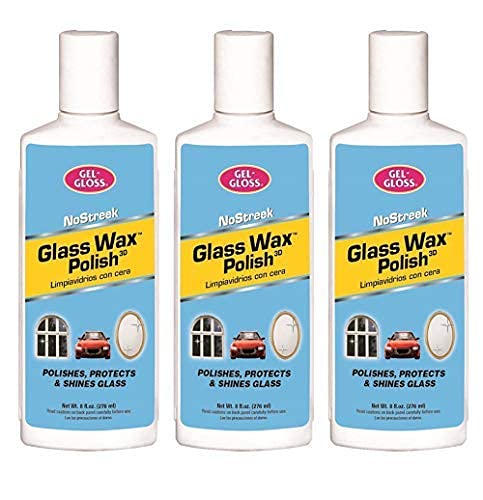 TR Industries glass wax cleaner front packaging showing label and shine benefit