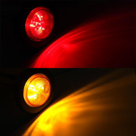 Traberm close-up of 4 LED beads in lens showing bright illumination benefit