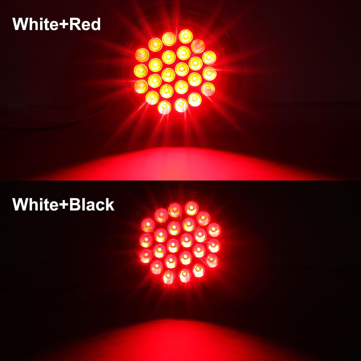 Traberm side profile of round tail light highlighting thin flush-mount housing