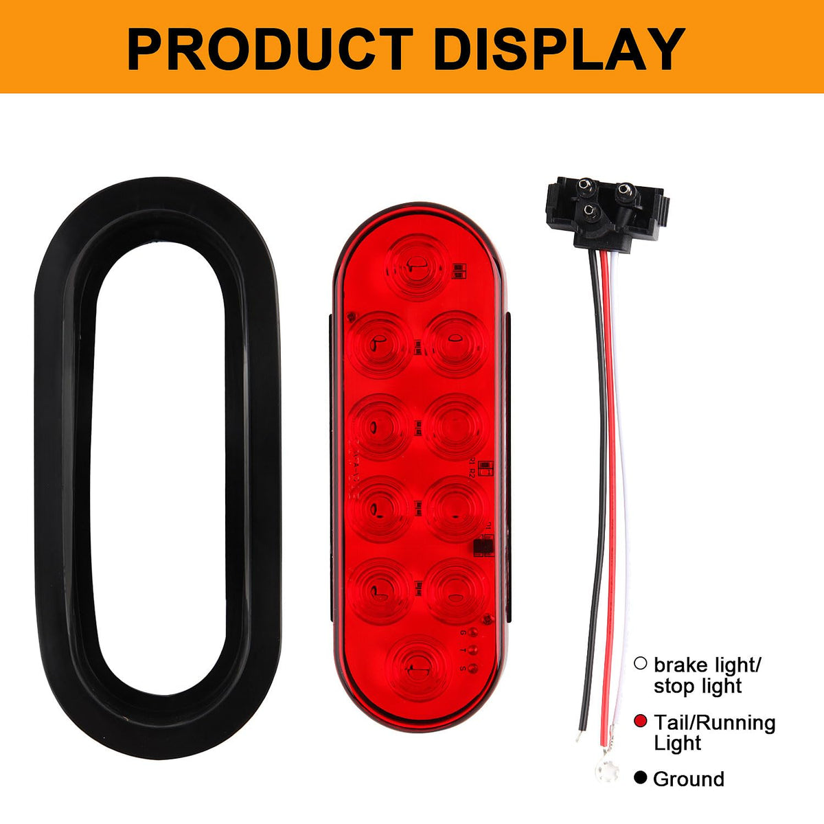 Traberm 3-prong waterproof pigtail plug with wires showing easy plug-and-play benefit