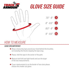 TRACK ARMOUR Series 4 backhand detail for flexibility and control