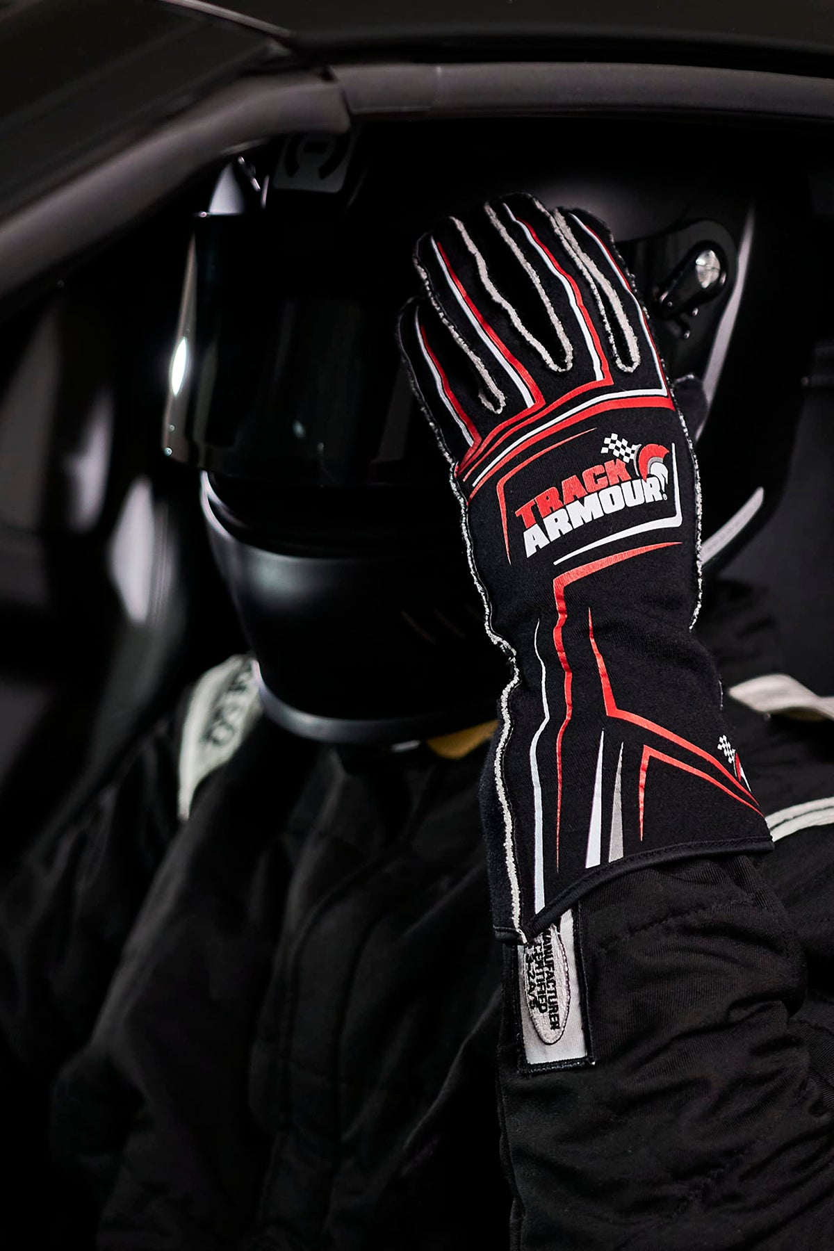 TRACK ARMOUR Series 4 in use on steering wheel for better feel