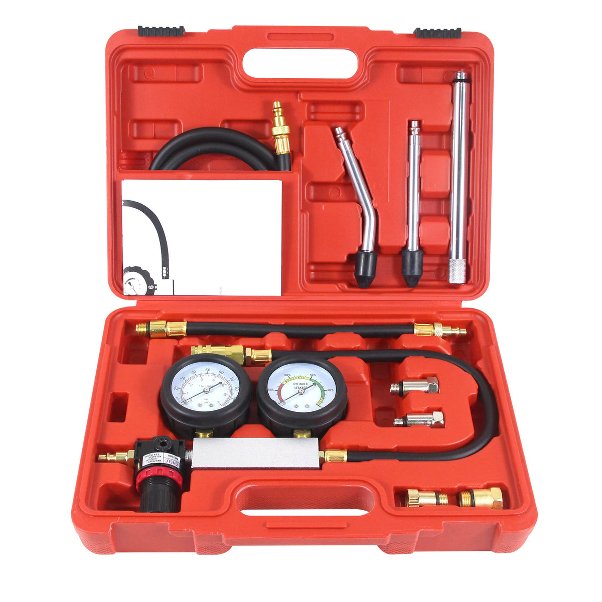 TradeINArt dual gauge assembly front view showing clear readings and accuracy
