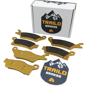 Traild front packaging showing full pad set improving fitment