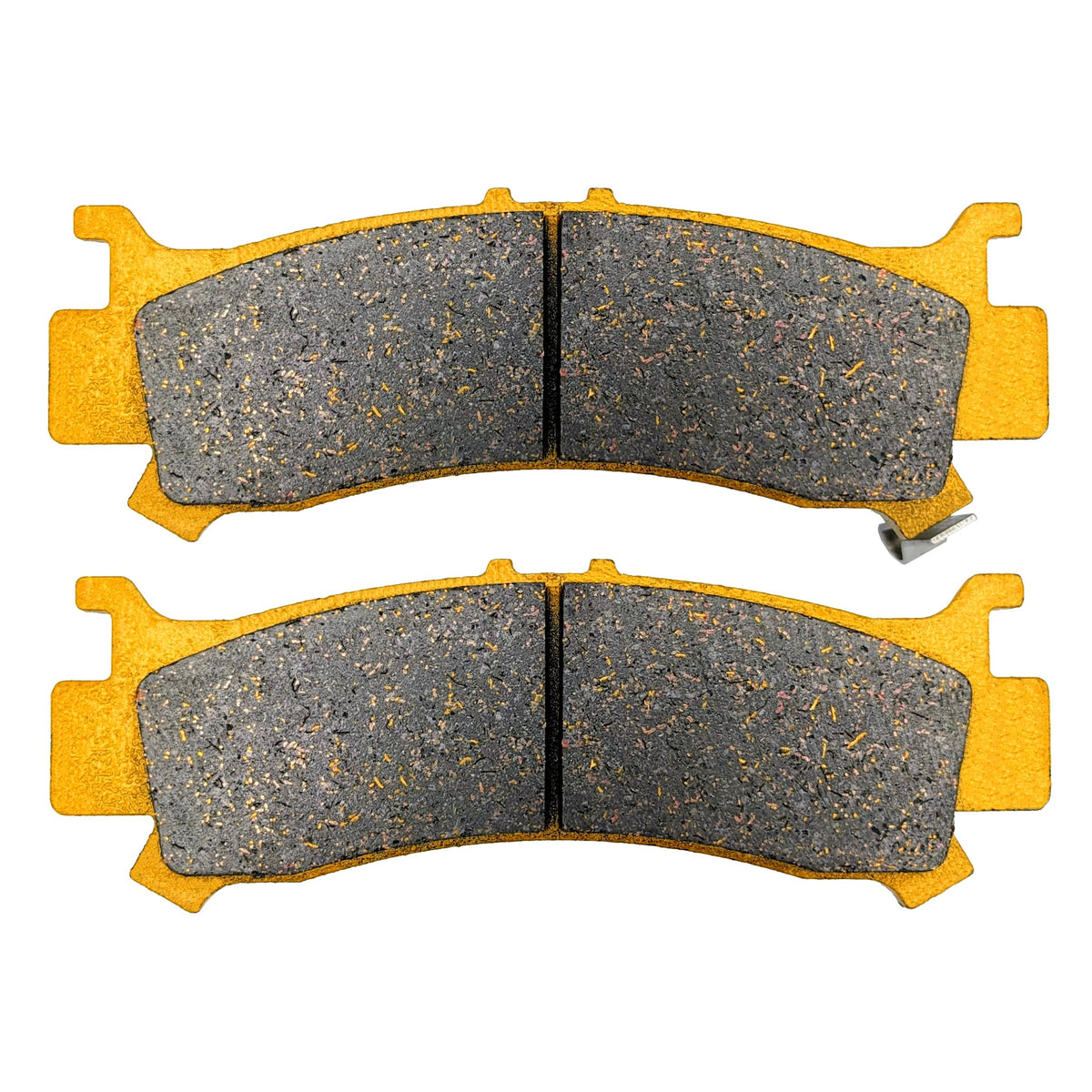 Traild pads installed on a Talon caliper demonstrating easy installation