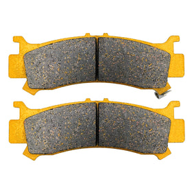 Traild pads installed on a Talon caliper demonstrating easy installation