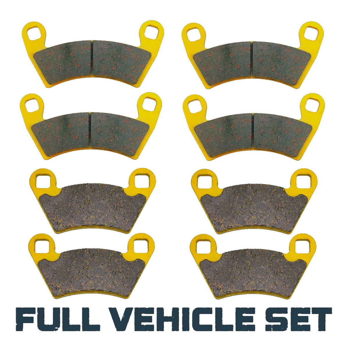 Traild brake pads fitted to rear caliper illustrating reduced rotor wear