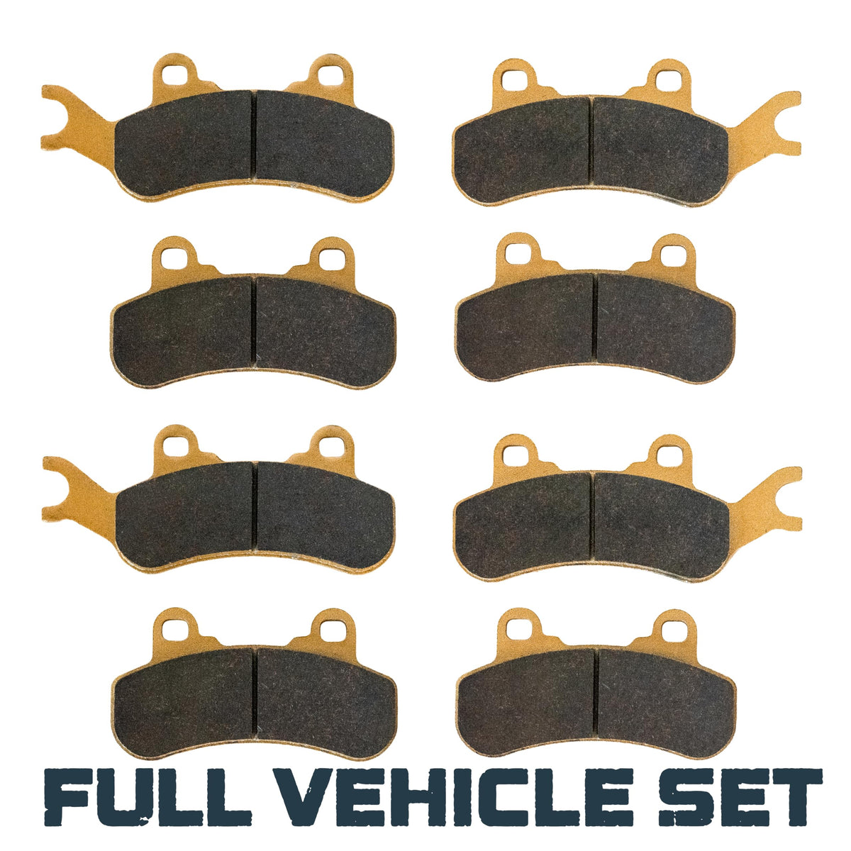 Traild pad installed in front caliper demonstrating direct-fit and improved bite