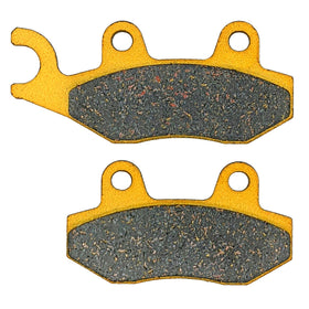 Traild pad installed in Ryker front caliper demonstrating direct-fit and confident braking
