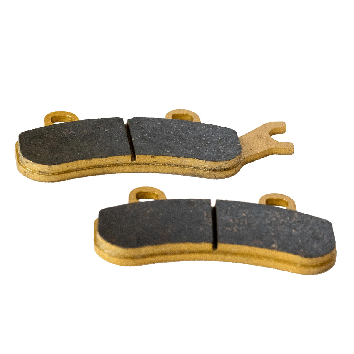 Traild pad installed in rear caliper highlighting consistent braking performance