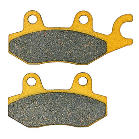 Traild pad mounted on Ryker rear caliper showing compatibility and quieter stopping