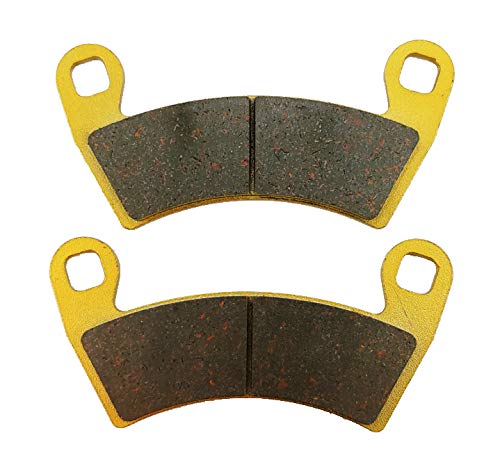 Traild pads next to ruler illustrating accurate sizing for fitment