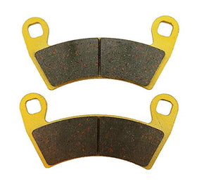 Traild pads next to ruler illustrating accurate sizing for fitment