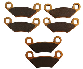 Traild rear pad assembly detail showing backing plate and fit advantage