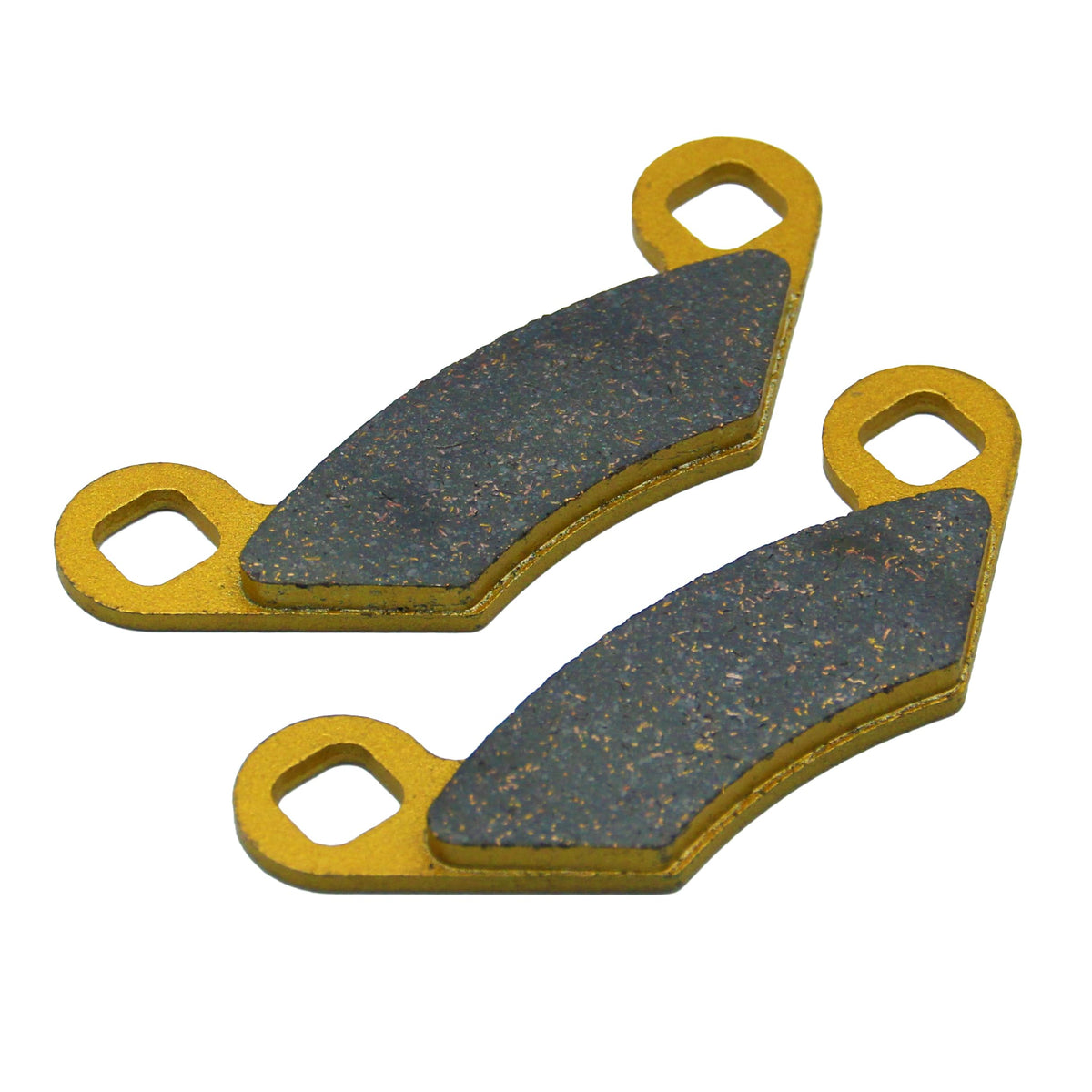 Traild pad thickness next to ruler showing durable wear life