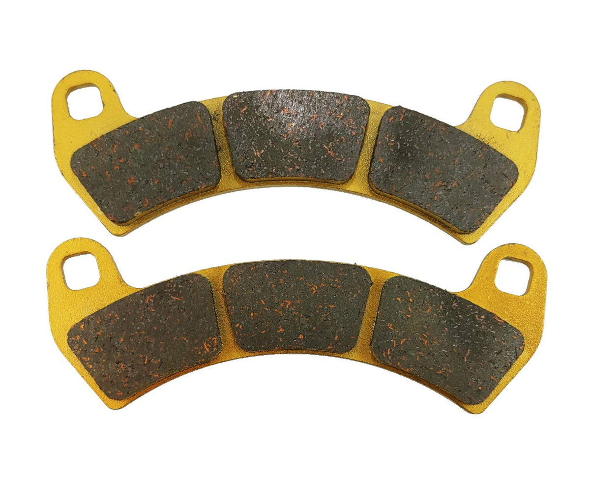 Traild pad contacting rotor showing reduced wear and smoother engagement