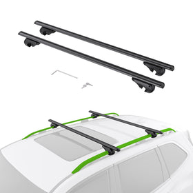 TRAILXPERT front profile showing full 52-inch crossbars and stable support benefit