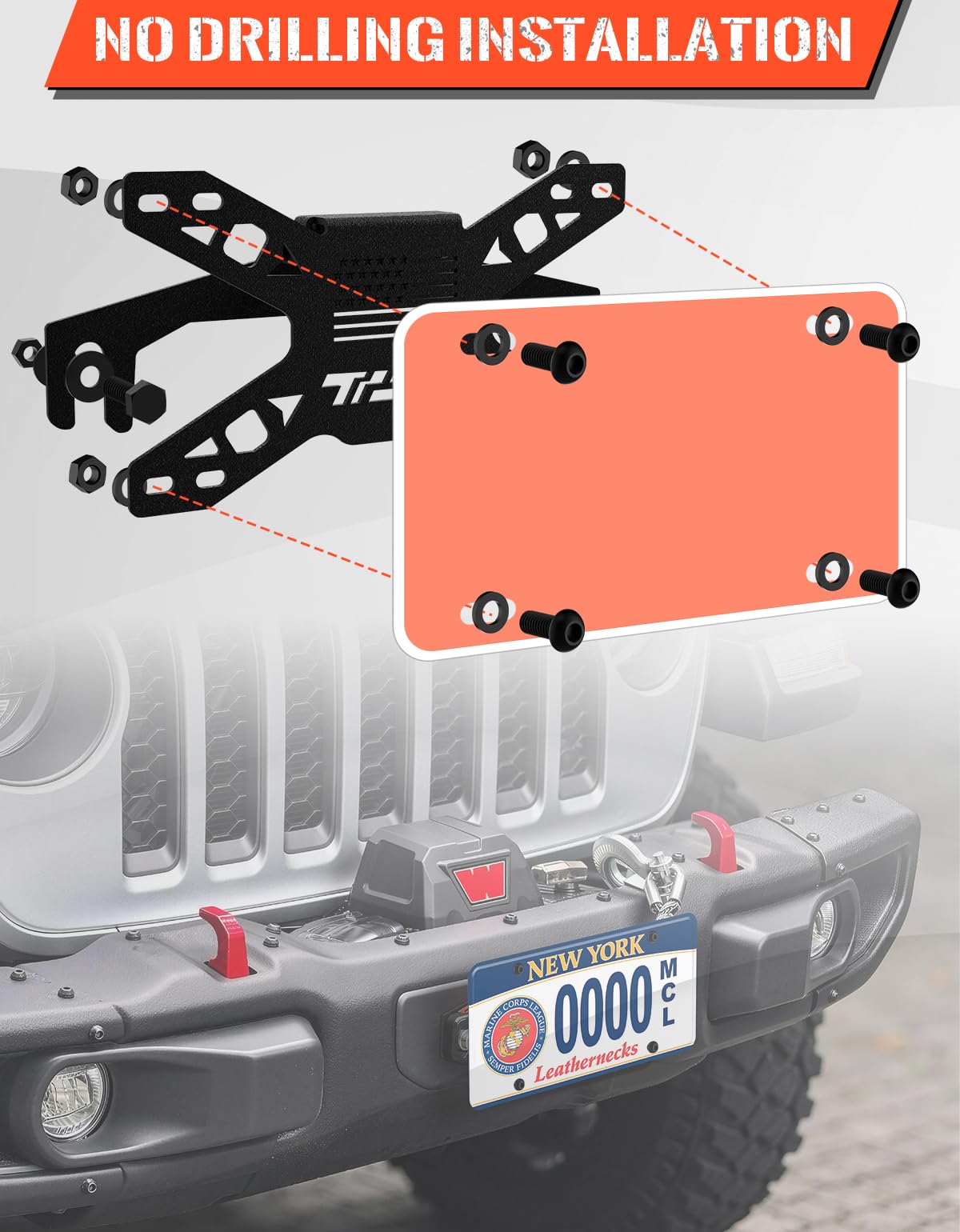TraiNexalign installed on Jeep showing no-drill fit and protection benefit