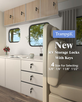 Trampgik close-up of lock cylinder highlighting precision-cut keyway and smooth operation