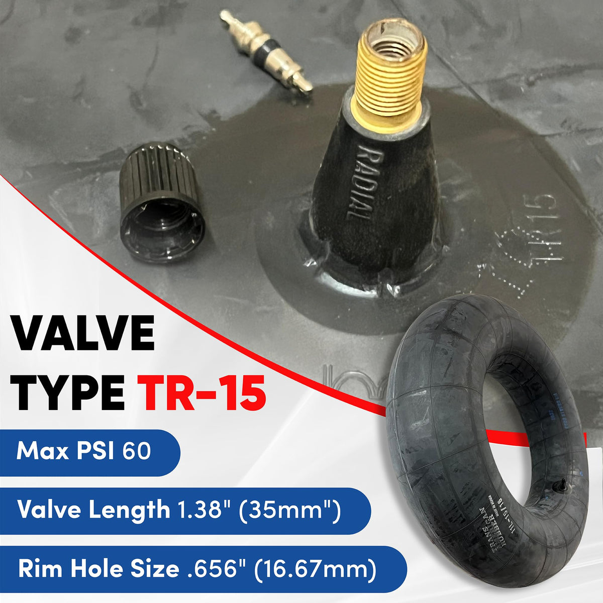 Veteran Tire and Rubber butyl rubber texture close-up highlighting ozone resistance and durability