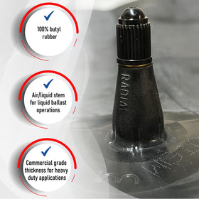 Veteran Tire and Rubber product label showing ISO 9001 mark for quality assurance benefit