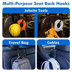 Travel Depot lifestyle view in work vehicle showing gear accessibility