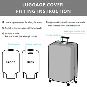 TRAVELKIN bottom zipper and buckle securing cover while keeping wheels free
