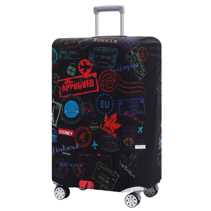 TRAVELKIN front view showing full-cover protection and easy identification