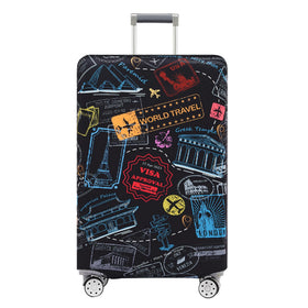 TRAVELKIN front view cover on suitcase for instant baggage recognition