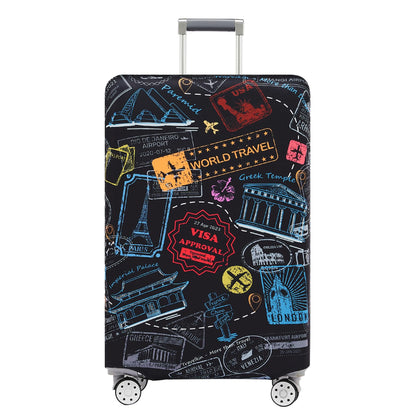 TRAVELKIN front view cover on suitcase for instant baggage recognition