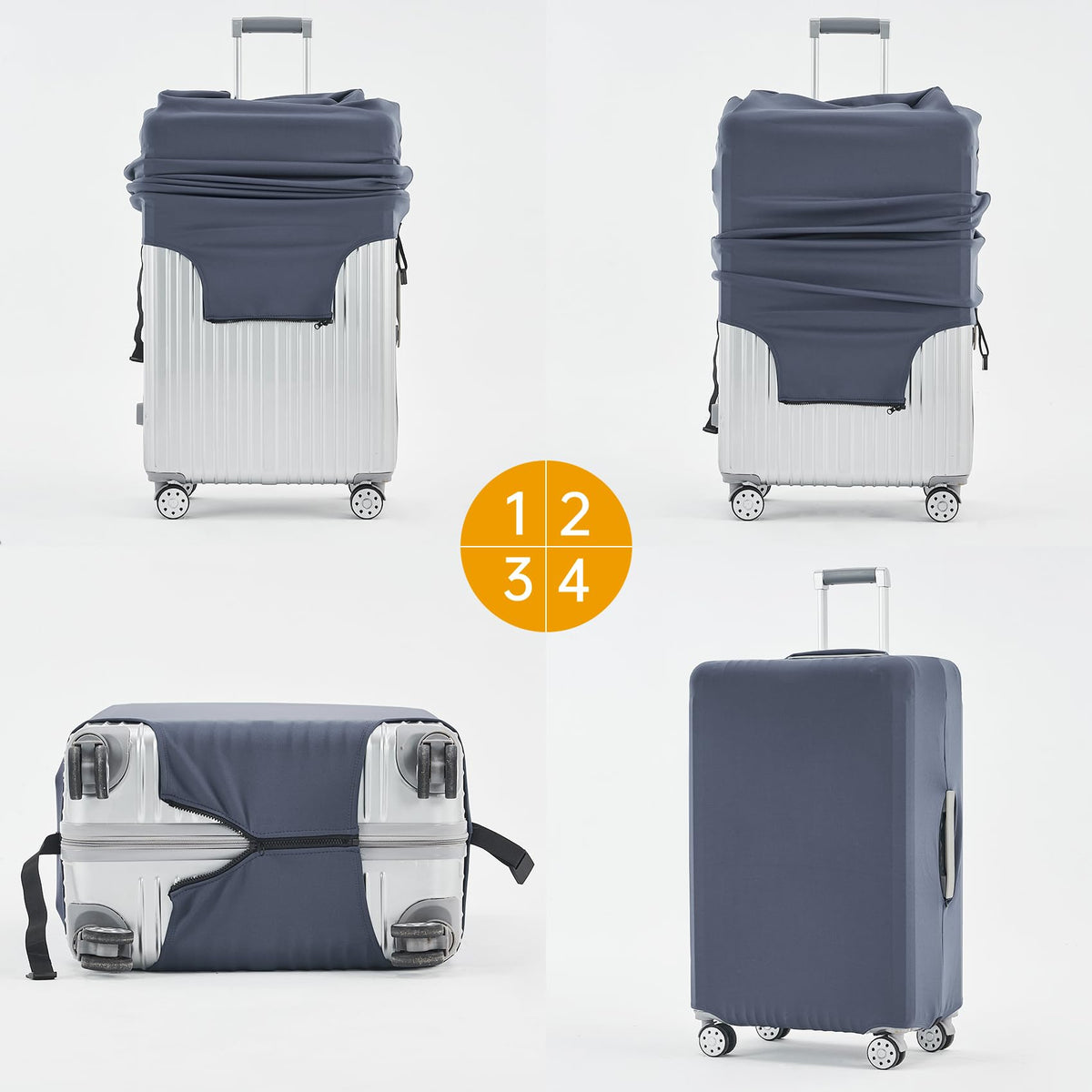 TRAVELKIN scale comparison showing S to XL sizing for correct fit benefit