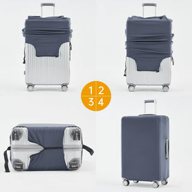 TRAVELKIN scale comparison showing S to XL sizing for correct fit benefit
