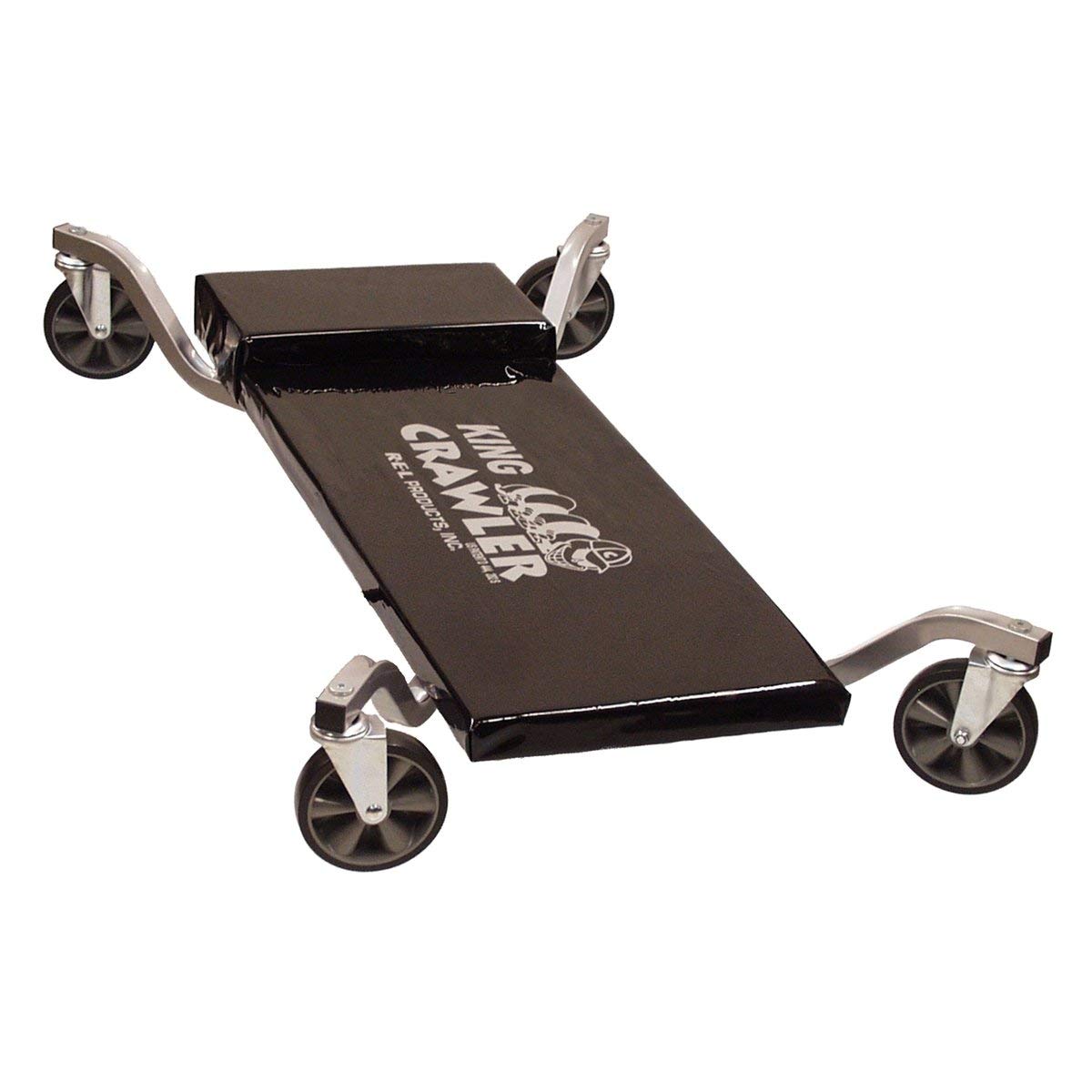 Traxion King Crawler close-up of 5-inch TPR caster highlighting smooth mobility benefit