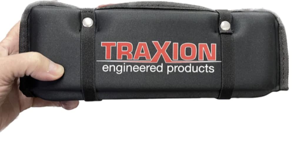 Traxion Versa Mat Mini close-up of double-stitched fabric cover for durable protection