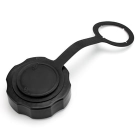 Trdzi fuel cap front view showing secure fit and quick replacement benefit