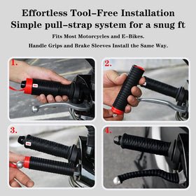 Treayes brake lever cover on e-bike lever protecting and improving control