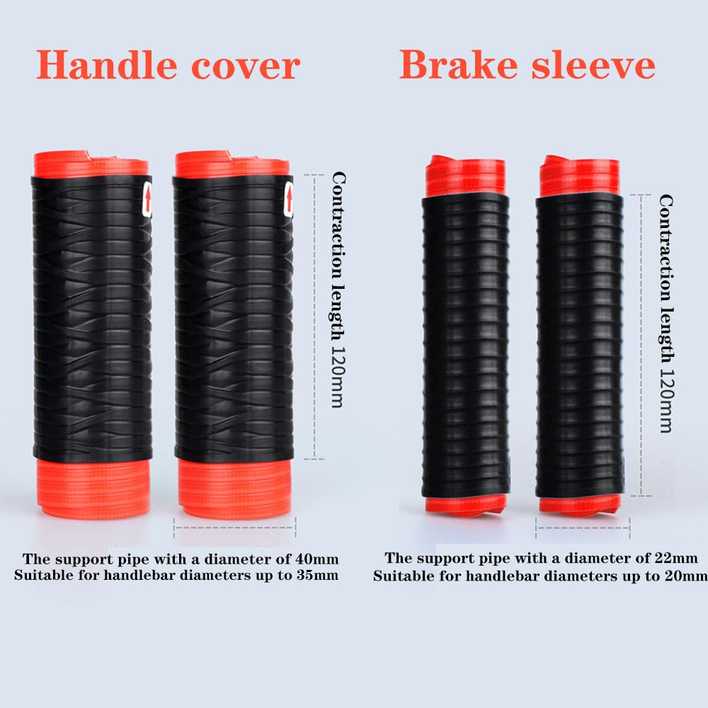 Treayes wrap-around grip on dirt bike showing ergonomic cushioned hold