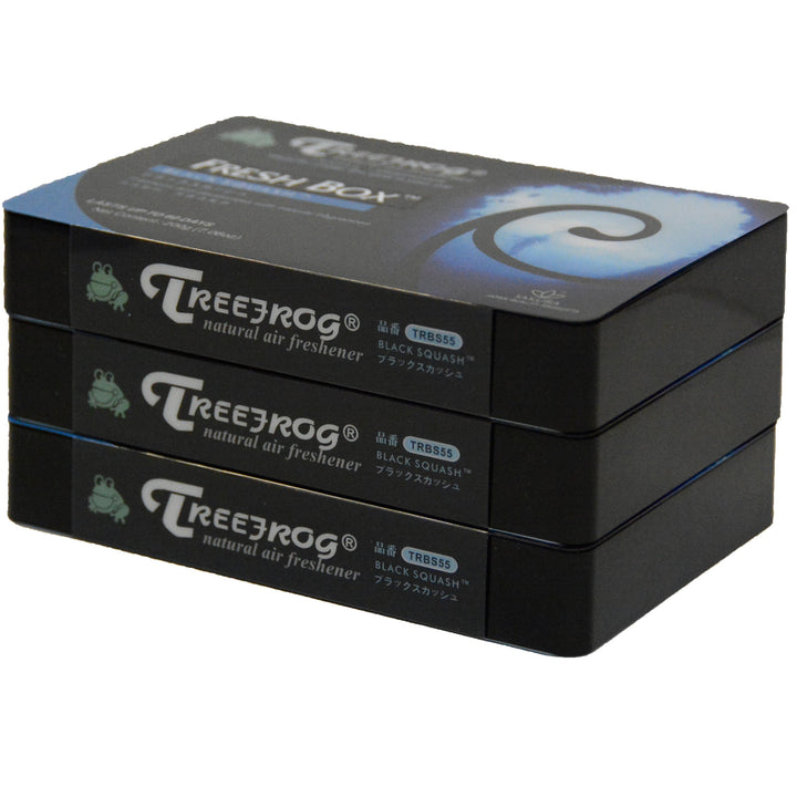 Treefrog Black Squash front packaging showing three gel pots and brand label for lasting freshness