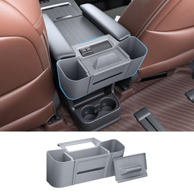 Treesiche front view showing holder installed and tidy rear console benefit