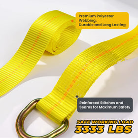 Trekassy solid ratchet detail with snap hook demonstrating secure tensioning